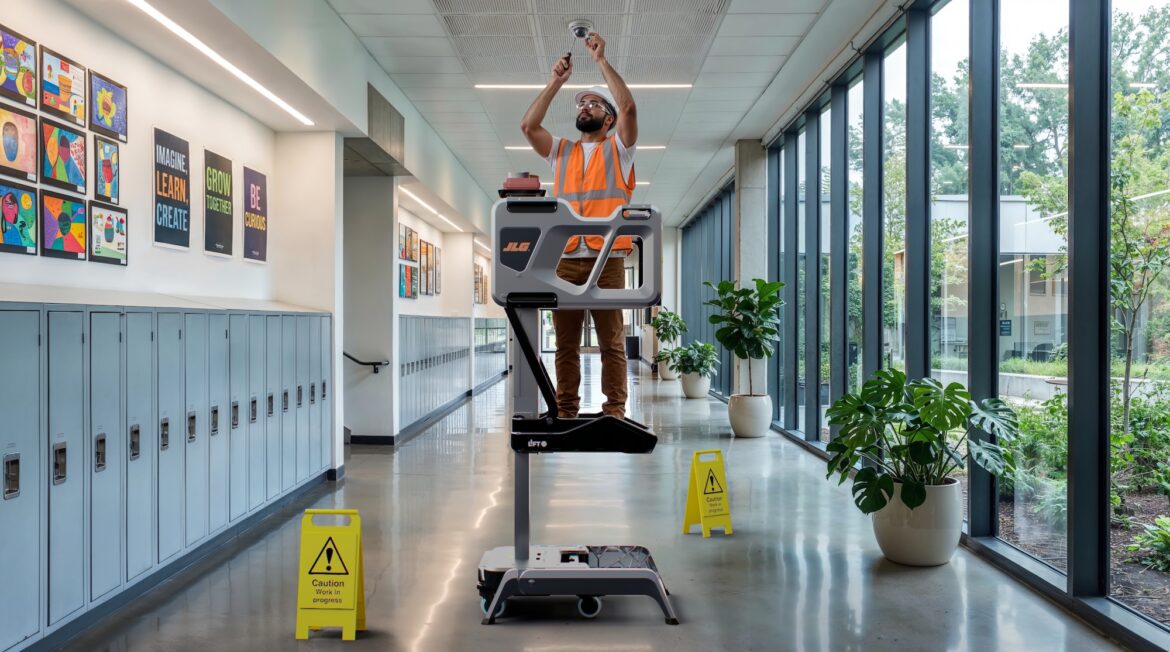 JLG lance le LiftPod® Quick Fold Lift, une nouvelle solution pour les travaux en hauteur en intérieur