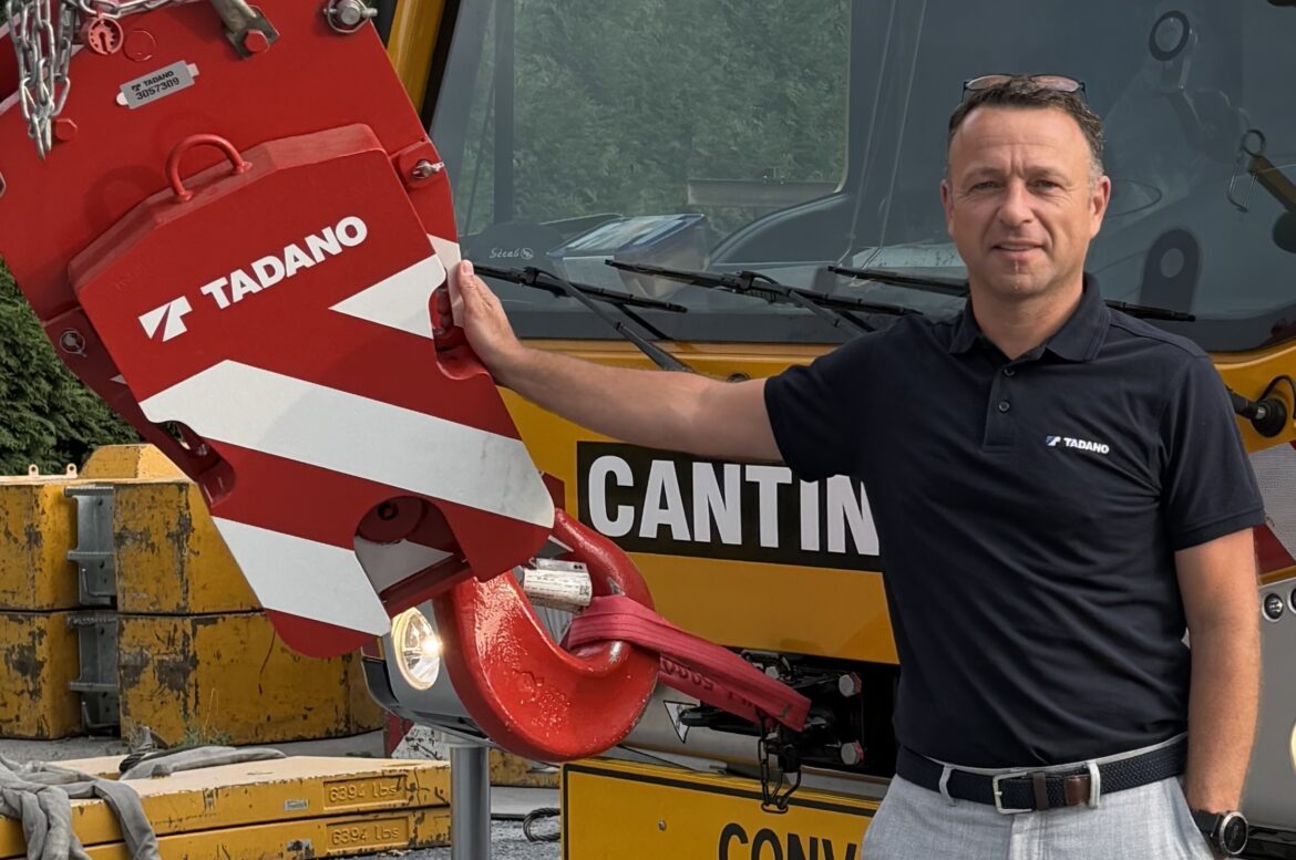 Tadano France renforce son équipe commerciale avec l&rsquo;arrivée de Frédéric Valentin