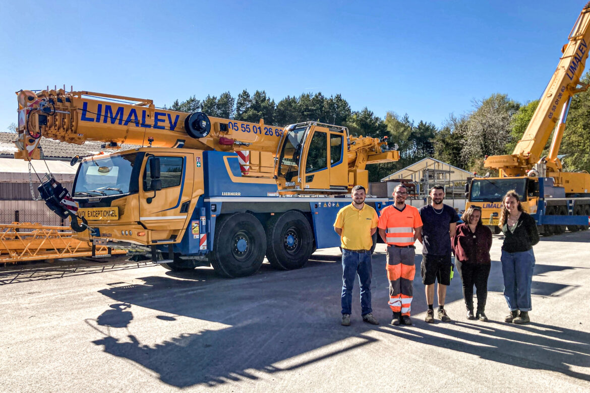 Limalev réceptionne l&rsquo;une des premières LTM 1055-3.3 Liebherr de France