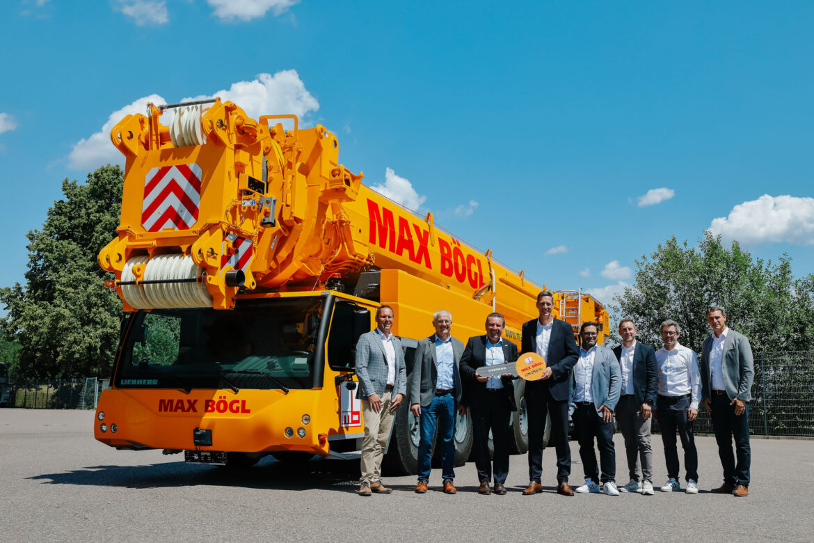 Max Bögl mise sur cinq Liebherr LTM 1750-9.1 pour accélérer le déploiement de l&rsquo;éolien