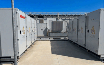 Batterie d’E.On, d’une capacité de 4,8 MWh, Copyright photo : E.ON Business Solutions France