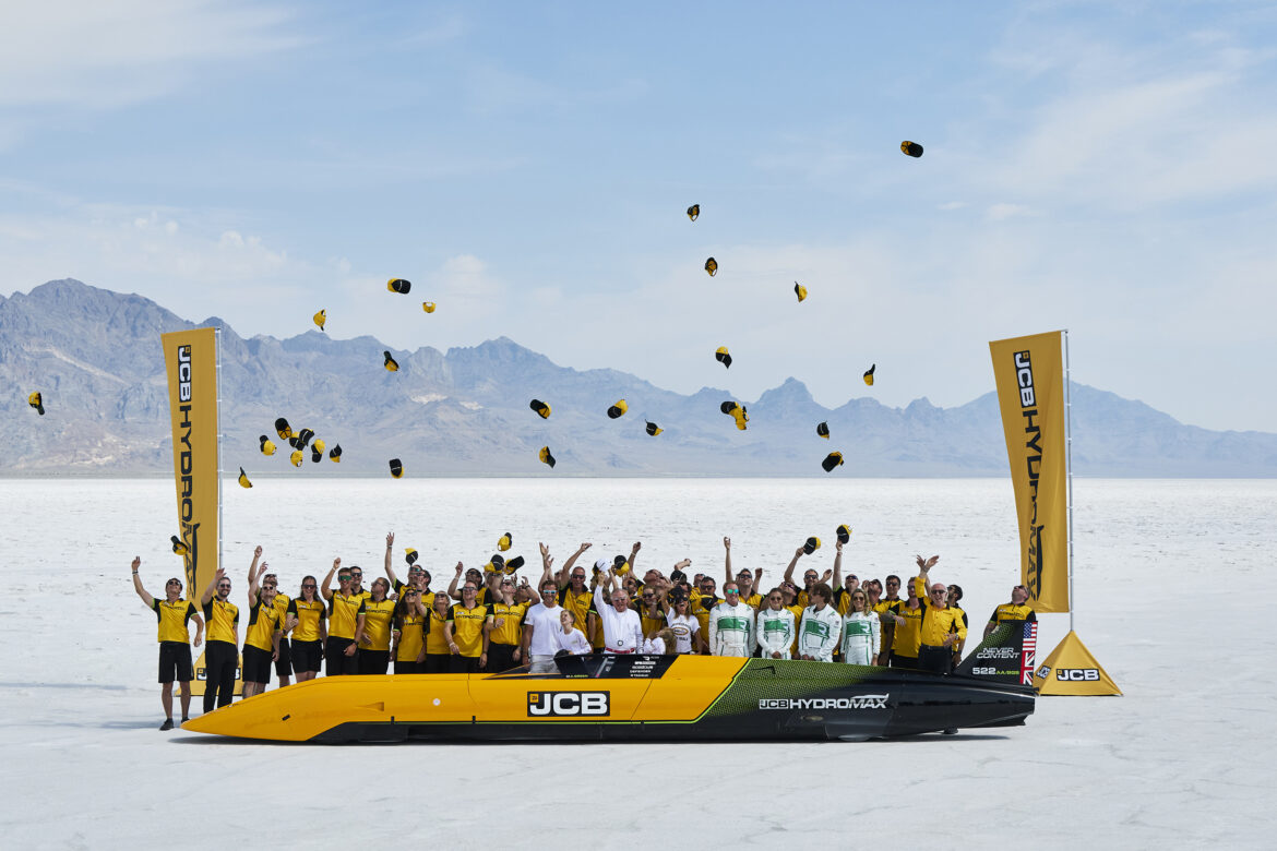 JCB HYDROMAX : 653,908 km/h pour faire entrer l’hydrogène dans l’histoire