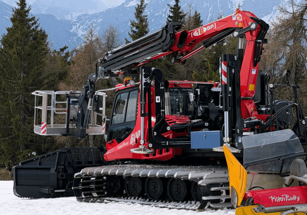 Tadano PM 18 SP : une grue au sommet de Kronplatz