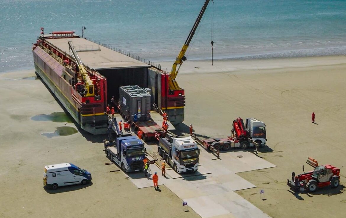 131 tonnes débarquées sur une plage galloise : Collett choisit la voie maritime