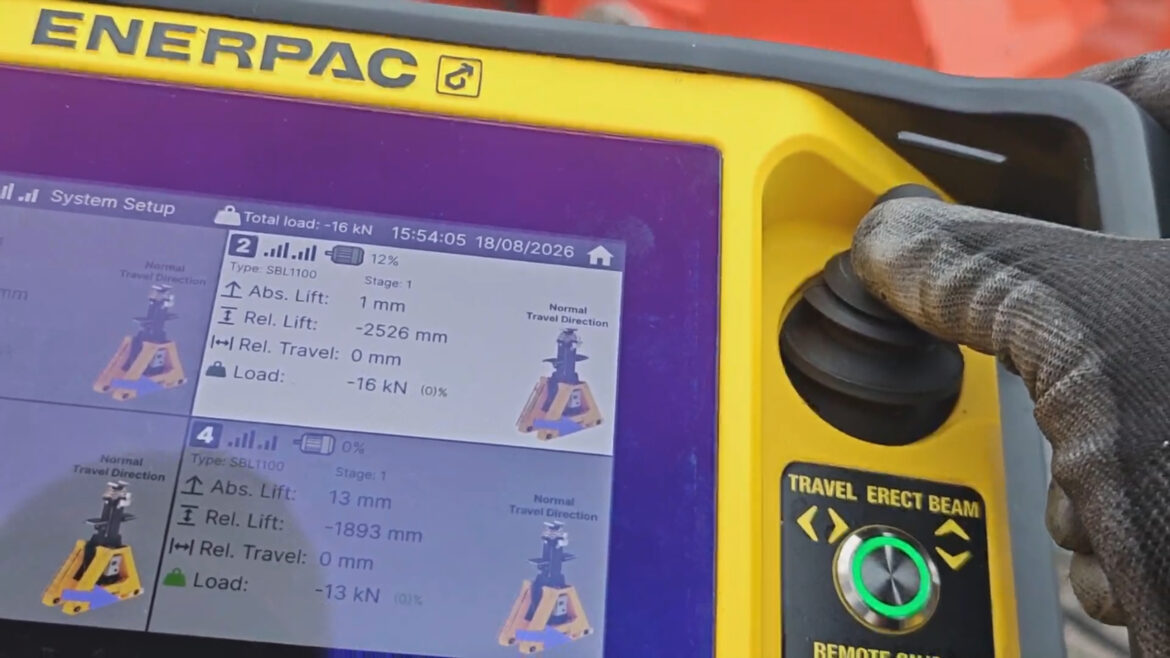 Enerpac muscle le pilotage de ses portiques avec Intelli-Lift 2.0
