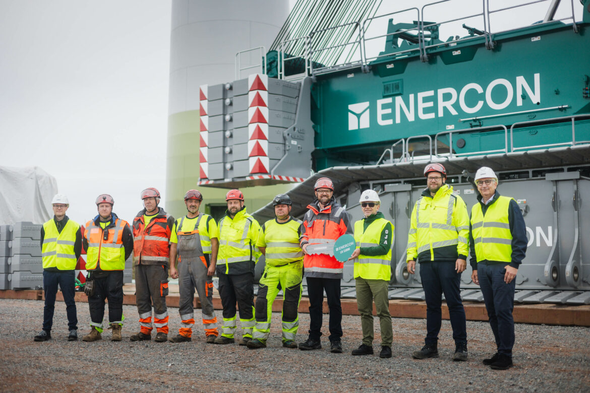 Enercon passe à la classe 1 000 tonnes avec Liebherr