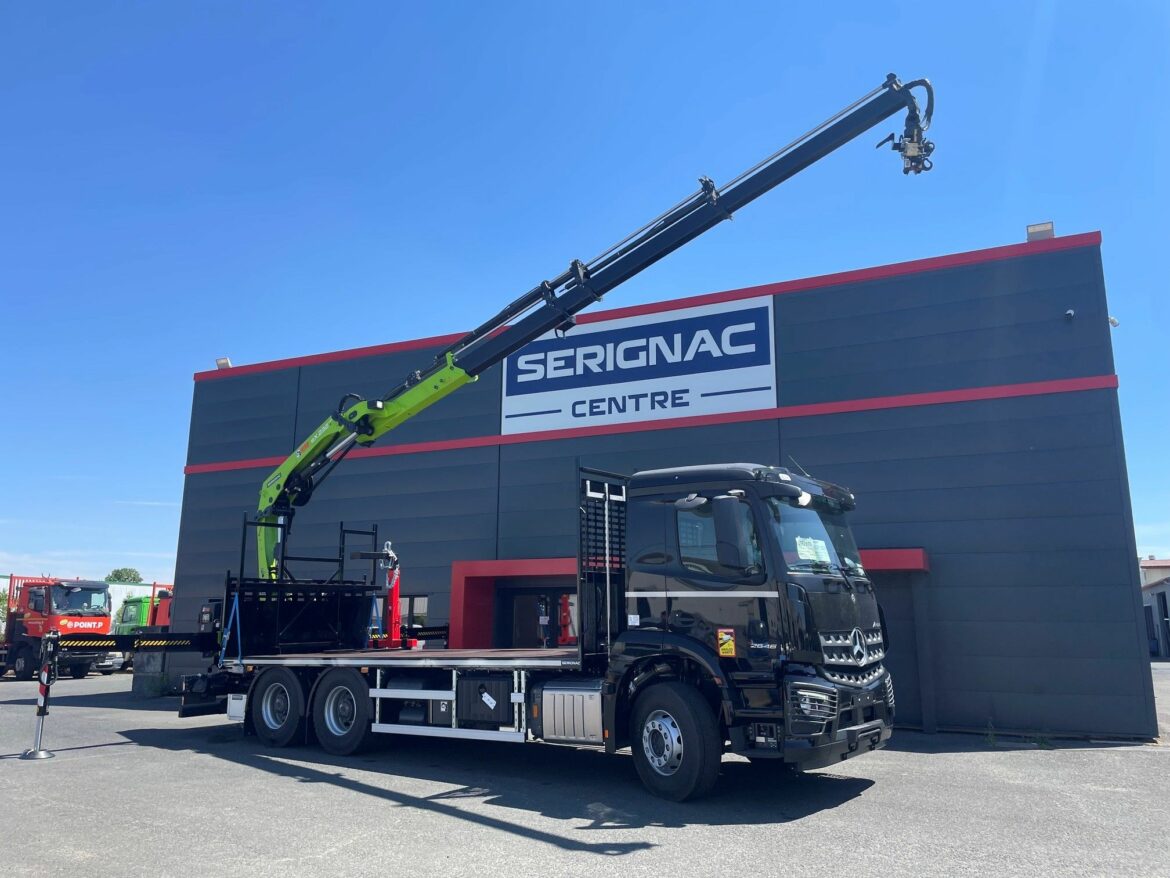 Promomat muscle sa flotte avec Serignac et HIAB