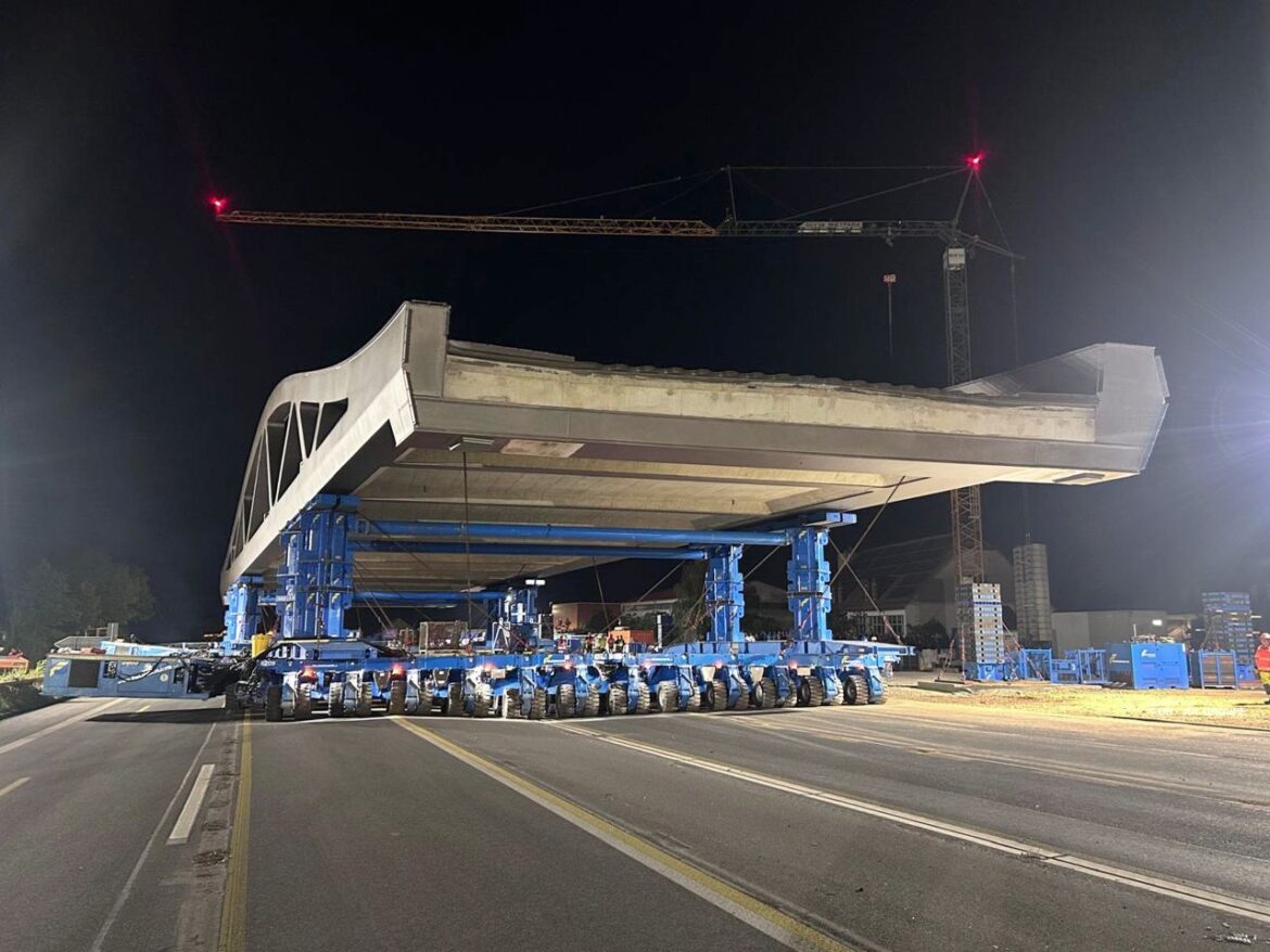 Felbermayr : 1 300 tonnes, 100 mètres sur la BAB A70