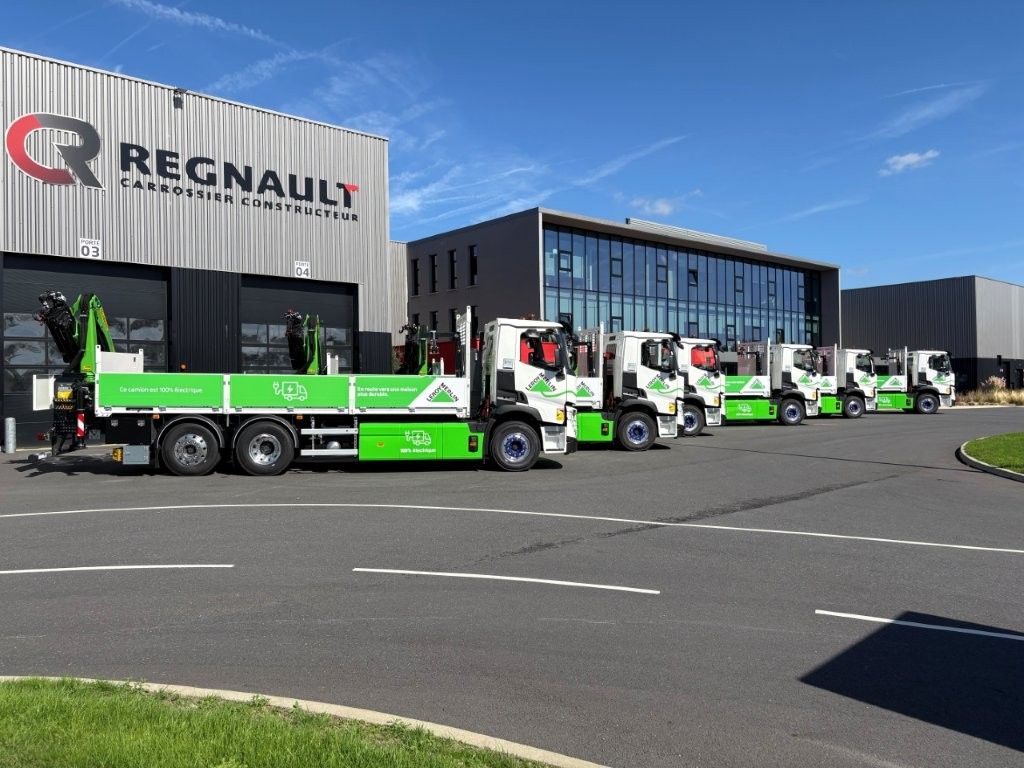 Leroy Merlin et Groupe Berto : 26 camions électriques prennent la route