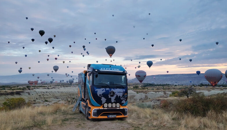 3 500 km et seulement trois recharges : l’eActros 600 prend la route du monde