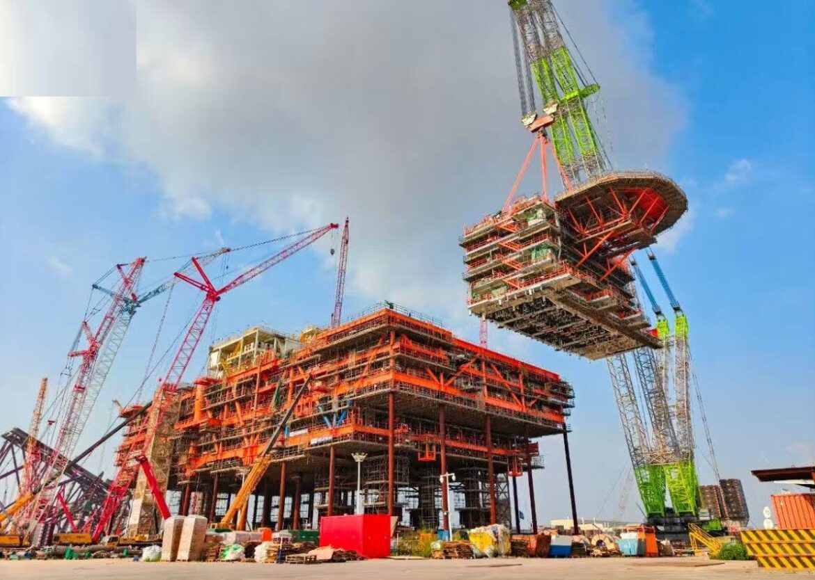1 244 tonnes d’un seul coup : Zoomlion frappe fort dans l’offshore