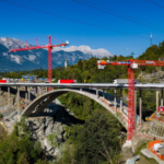 Deux grues WOLFF au-dessus des gorges du Sill : un chantier sous haute tension !