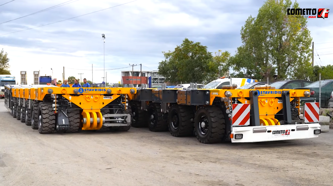 12 lignes d’essieux et 576 tonnes de capacité : Stavridis voit lourd avec Cometto