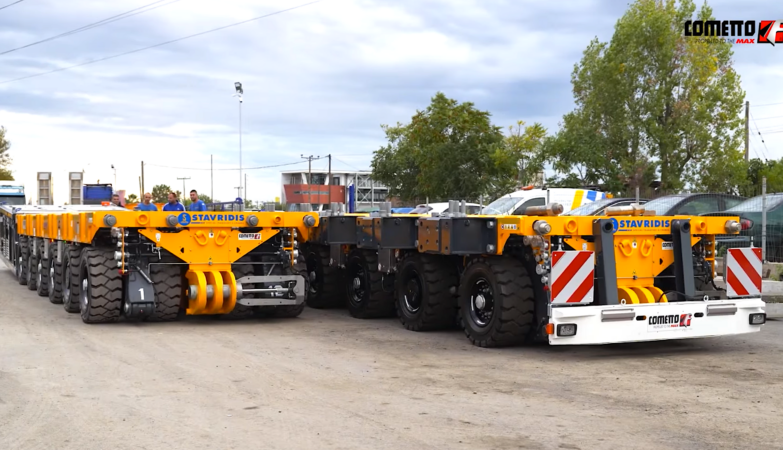 12 lignes d’essieux et 576 tonnes de capacité : Stavridis voit lourd avec Cometto