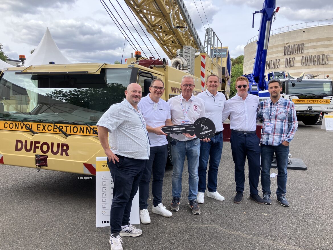 Une nouvelle Liebherr MK 88-4.1 pour le Groupe Dufour