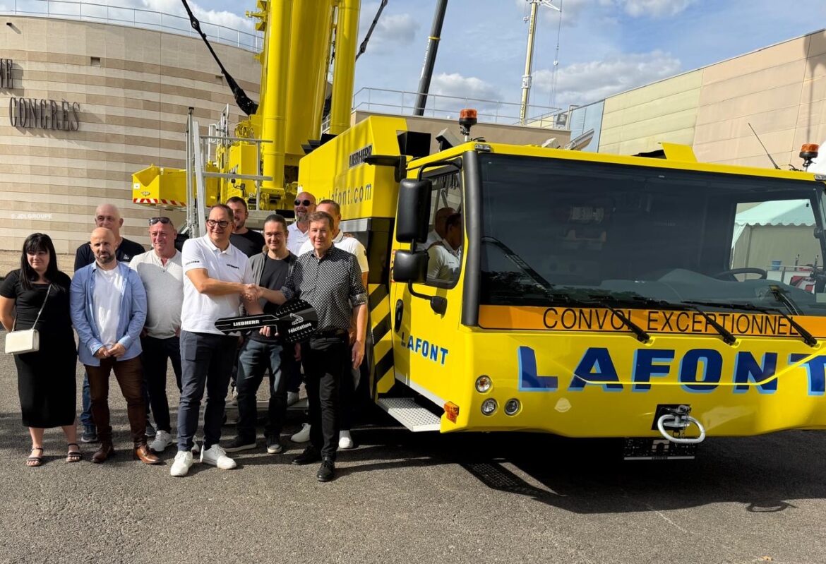 Du JDL Expo aux chantiers : la LTM 1650-8.1 rejoint Lafont