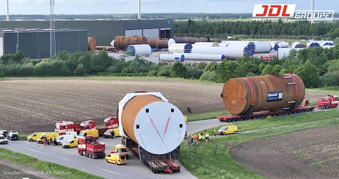 Éolien flottant : 509 tonnes sur les routes danoises, Stiesdal voit grand