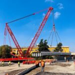 À Bologne, Autovictor pose 192 tonnes de pont au millimètre avec une Tadano