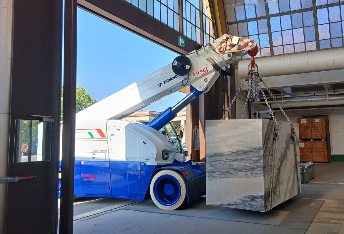 Tadano V320RC : 35 tonnes, zéro émission et plusieurs jours sans recharge