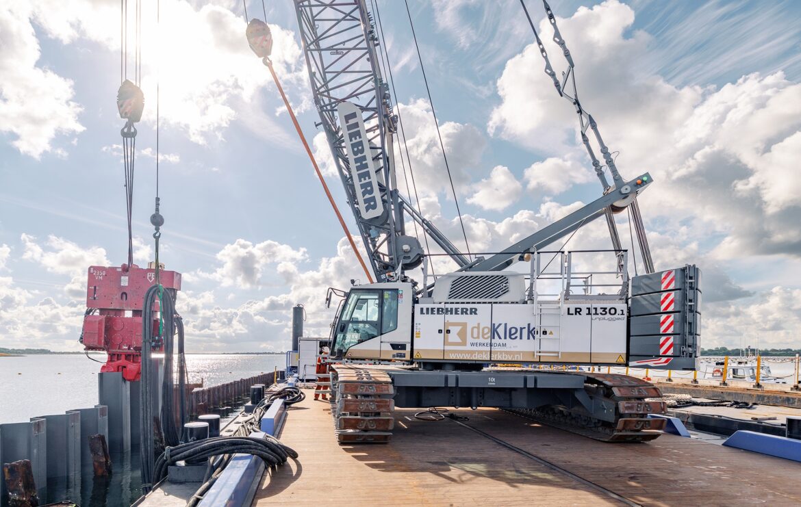 Liebherr LR 1130.1 unplugged : 130 tonnes de puissance… 100% électrique