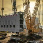 340 tonnes, deux grues géantes et une opération sous l’eau : Aertssen prépare le terrain !