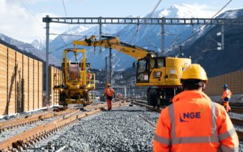 Lyon-Turin : 3 ans de chantier, 12 km de voies ferrées… NGE remet le train en marche